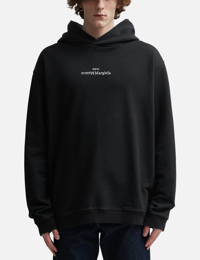 ★MAISON MARGIELA DISTORTED LOGO HOODIE ロゴ パーカー Maison Margiela - Distorted Logo Hoodie | HBX - Globally