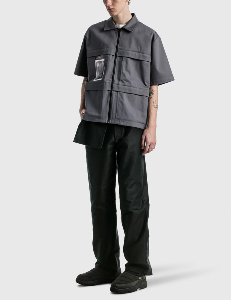 GR10K - Cotton Zip-up Shirt | HBX - Globally Curated Fashion and