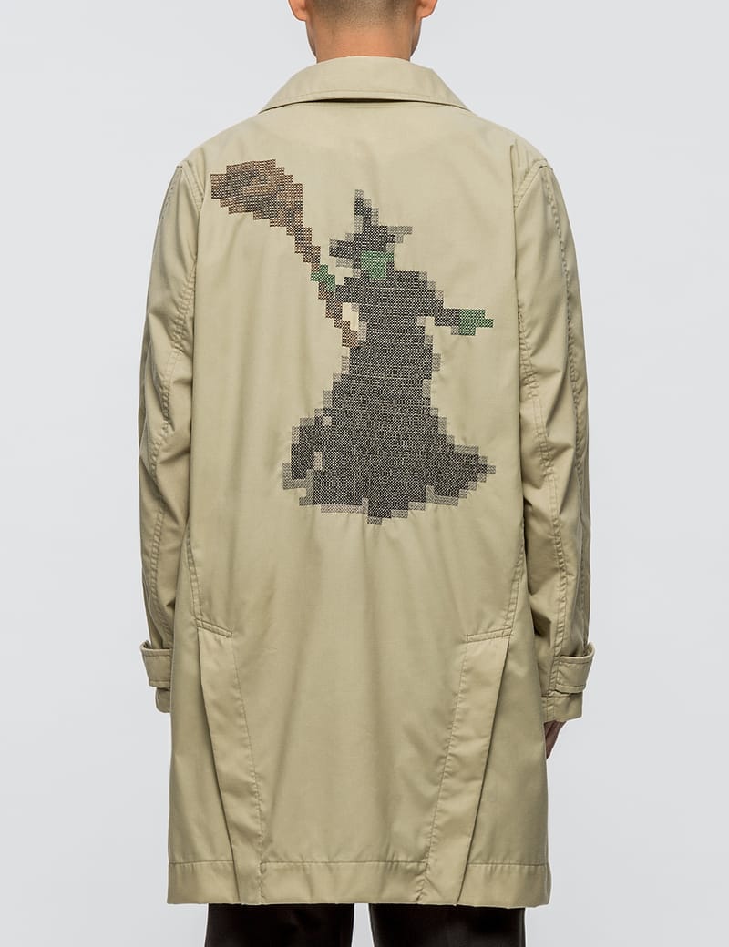 UNDERCOVER 17SS back mosaic witch coat-