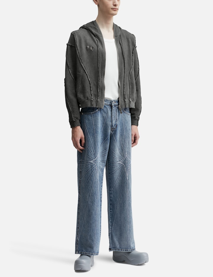 THUG CLUB Chain Stitch Denim Pants HBX Globally Curated Fashion