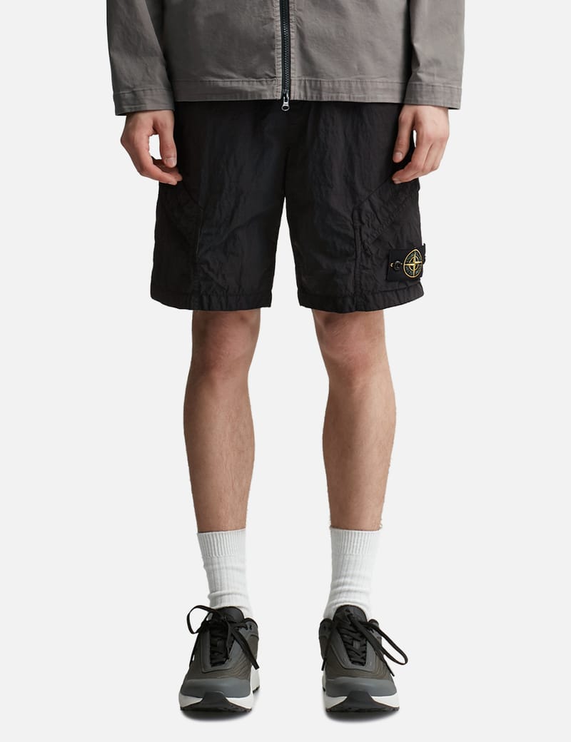 STONE ｜SHORTS (B0943 Nylon l in Econyl Regene B0943 Nylon Metal Econyl Swim Trunks - Sky Blue – M5 SHOP