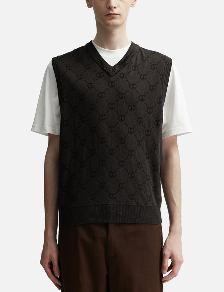 QUIET GOLF - QG Link Sweater Vest | HBX - Globally Curated Fashion and ...