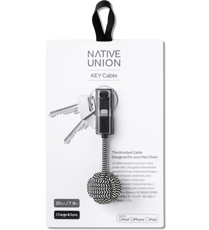Native Union Key Cable Native Union - Zebra Key Cable - Lightning | HBX