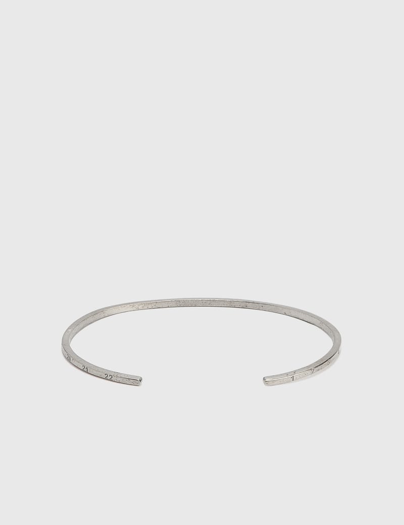 8.6万 MAISON MARGIELA number bangleバングル Maison Margiela - Number Cuff Bracelet | HBX