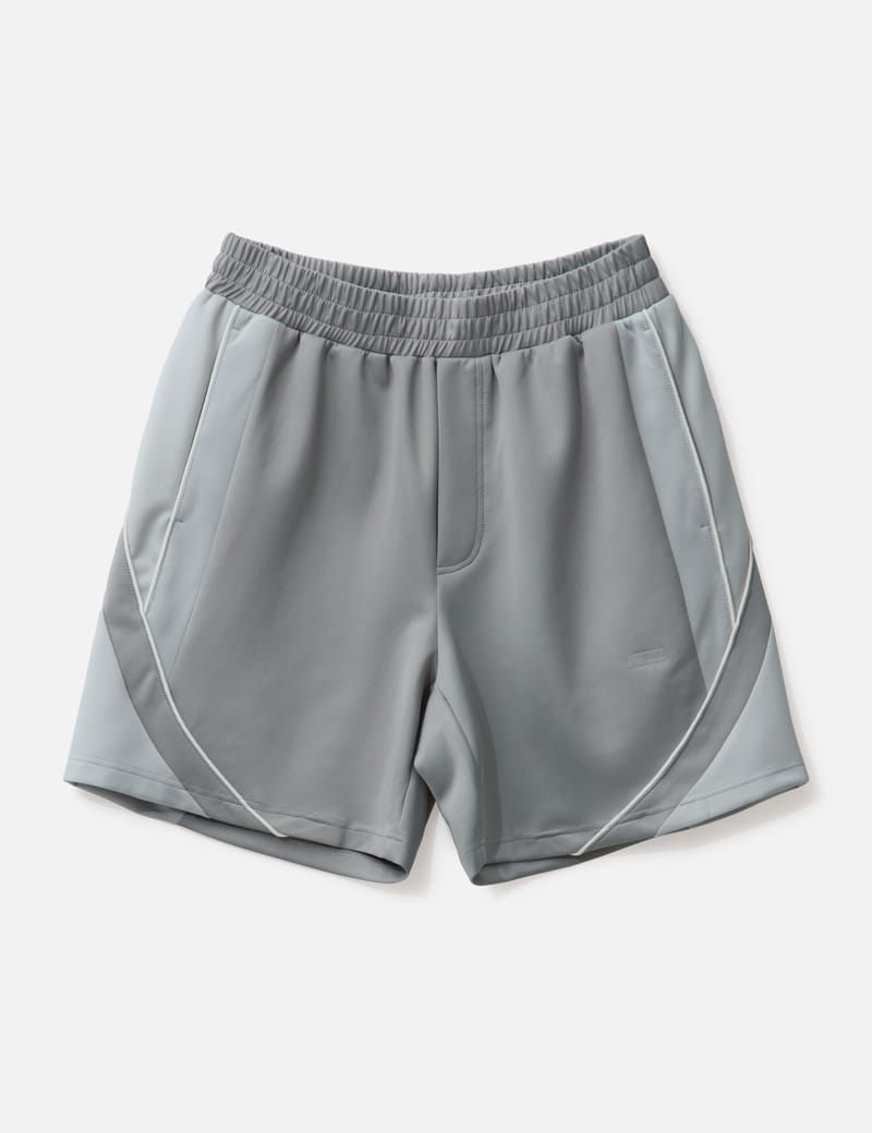ショートパンツ Siyazu SIPT7072 Banding shorts_Light gray PING APPAREL】全方向ストレッチ サッカーストライプショート