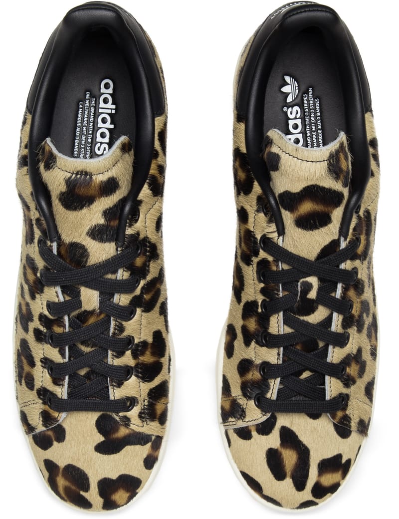 Adidas originals stan smith shop pony hair animal print