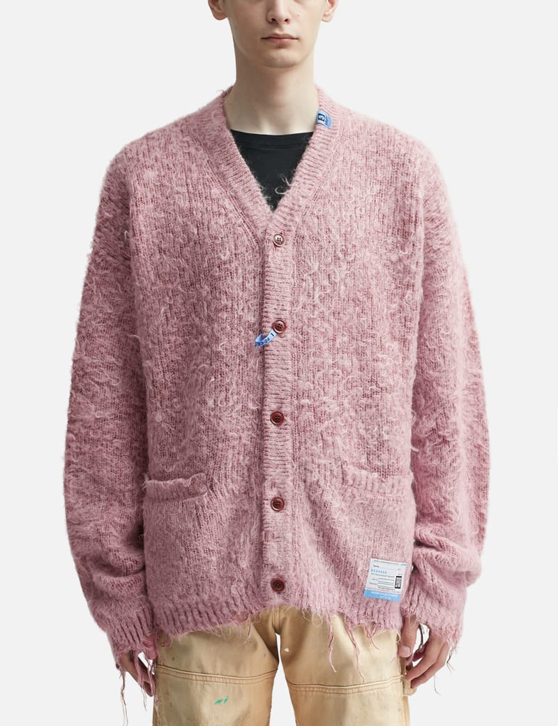 MOHAIR KNIT CARDIGAN