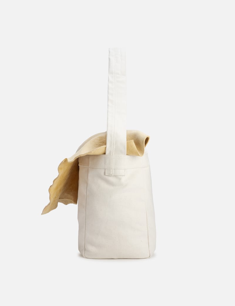 Visvim I.C.T. Ut Satchel (L) - Beige, brand-new condition, no