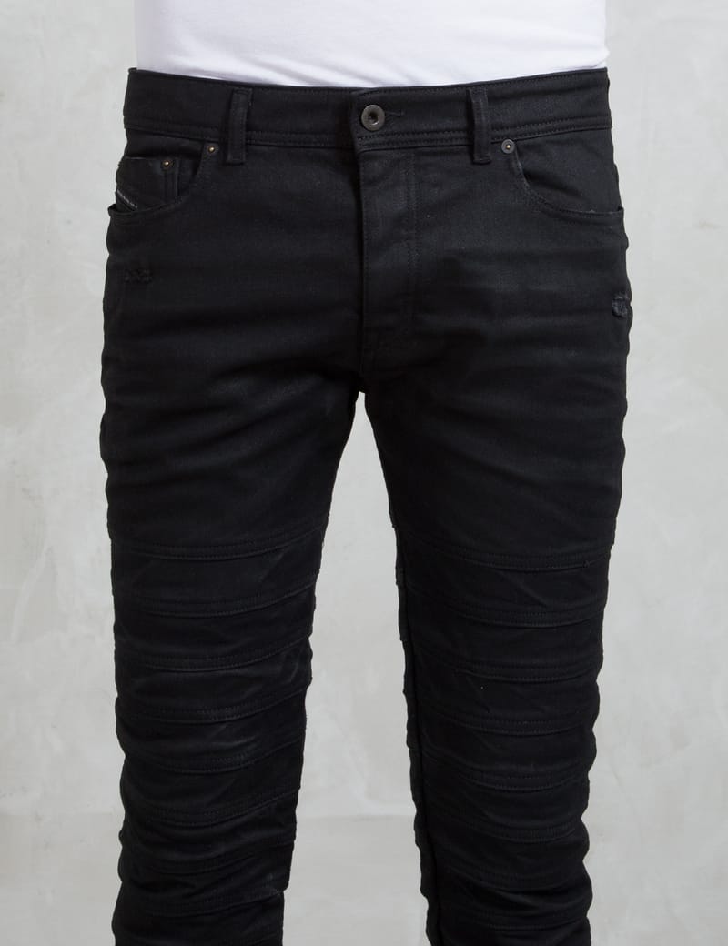 DIESEL BLACK GOLD - Type-268 Rigid Black Japanese Denim 5
