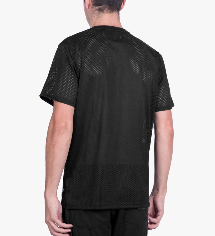 トップス stussy mesh tee Stüssy - Black Stussy Crew Mesh T-Shirt | HBX