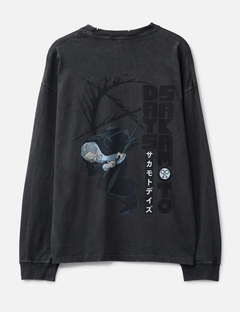 THE SUGAR PUNCH Sakamoto Days Long Sleeve T-shirt - Takamura