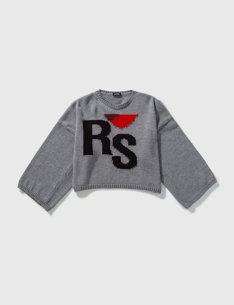 RAF SIMONS ユニ クロップド RS ニットNavYandCo - dsgenergy.pk