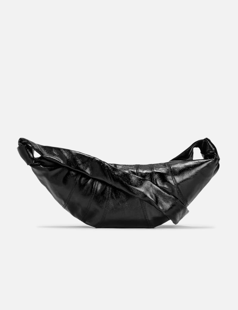 バッグ LEMAIRE MEDIUM CROISSANT BAG BLACK LEMAIRE: Black Medium Croissant Bag | SSENSE Canada