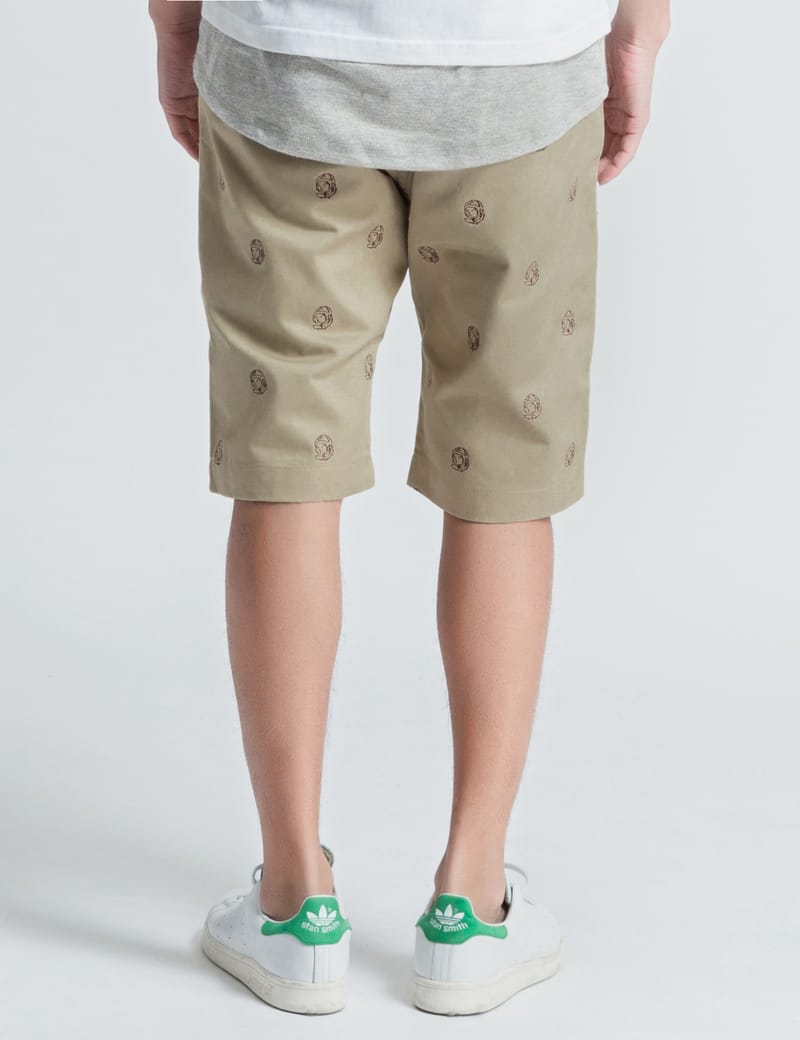 Billionaire Boys Club - Beige Helmet Emb Chino Shorts | HBX