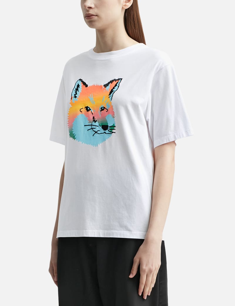 maison kitsune パステルフォックスヘッドTシャツ