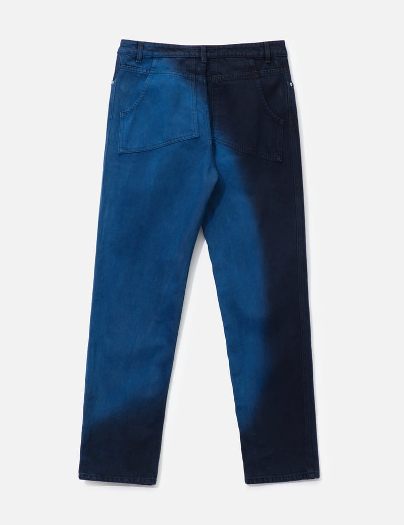 Eckhaus Latta ワイドレッグジーンズ Eckhaus Latta Wide Leg Jeans | Blue | FARFETCH