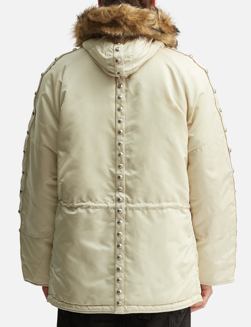 THUG CLUB thug club x Alpha Industries N-3B Parka (Detachable