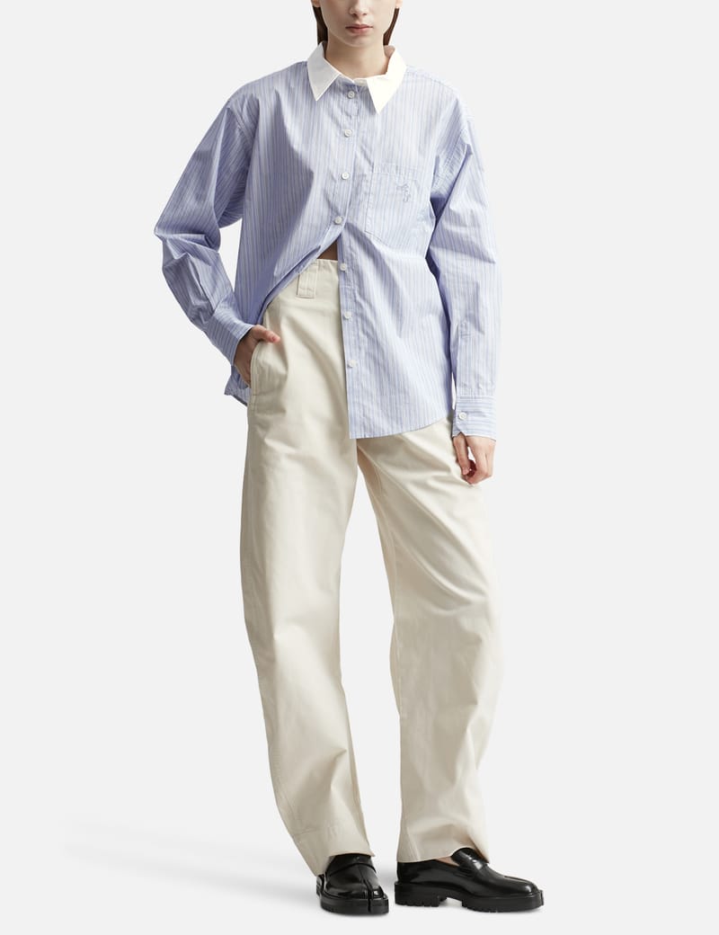 Acne Studios - Striped Cotton Shirt | HBX - Globally Curated