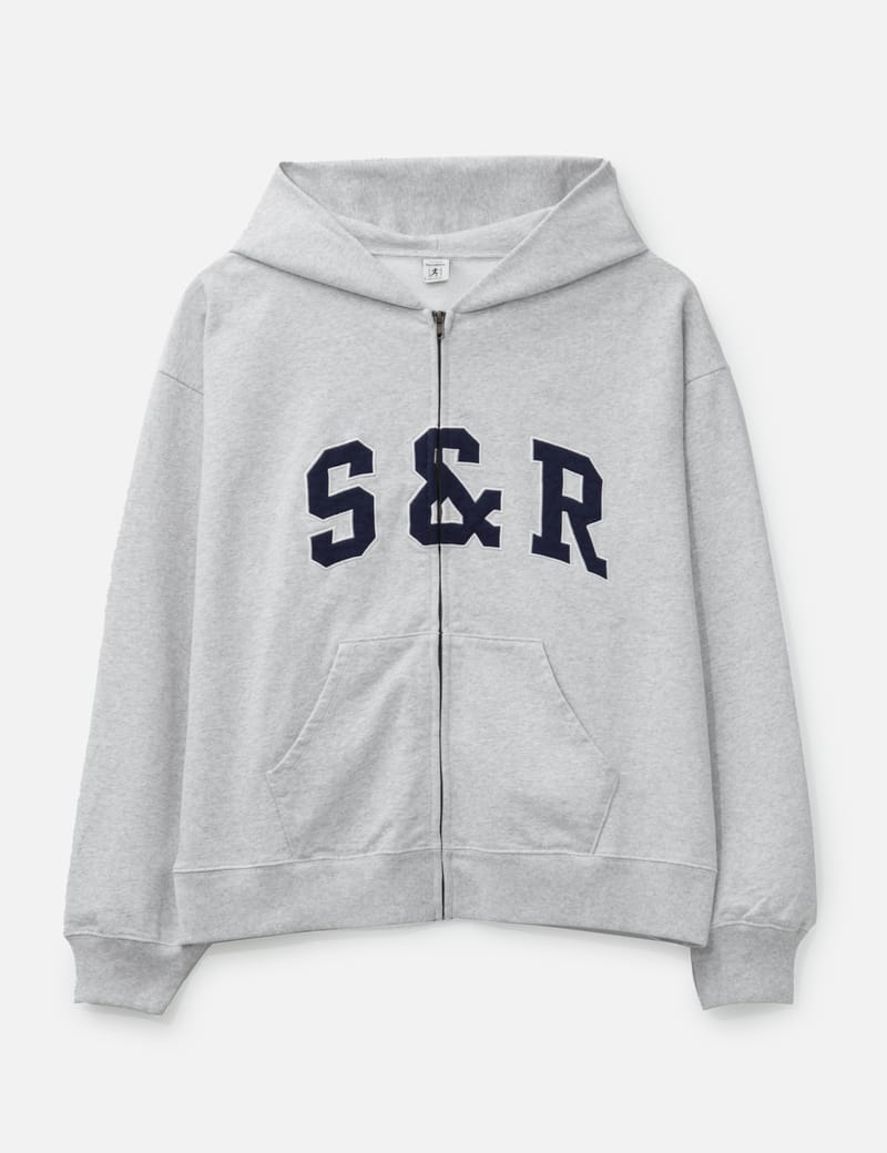 Sporty & Rich - Yankees Serif Zip Hoodie | HBX