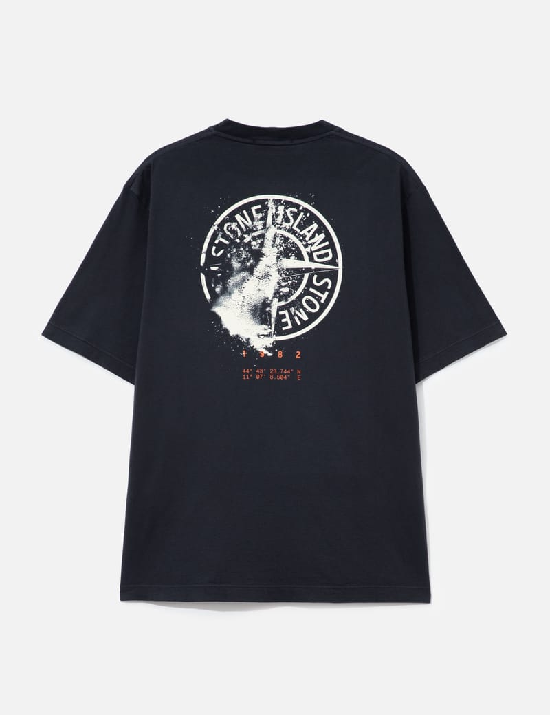 Stone Island オーガニックコットンジャージーTシャツ Desertプリント