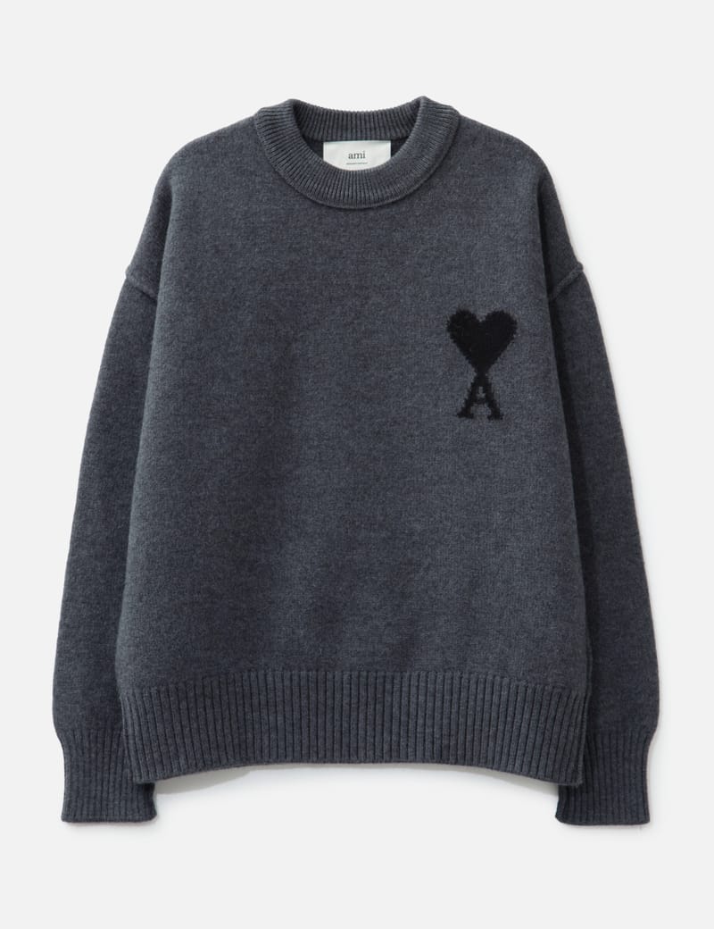 Ami - Cloudy Wool Ami de Cœur Sweater | HBX