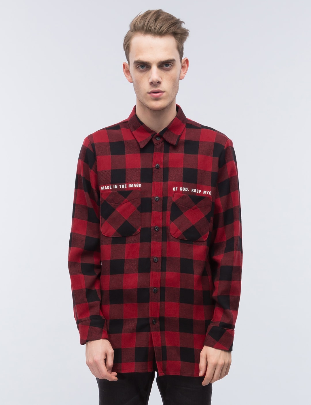 Krsp - KRSP Flannel Shirt | HBX - Globally Curated Fashion and ...