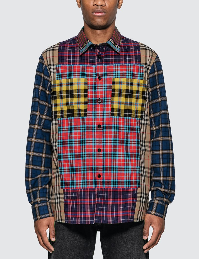 Y2K Burberry Blue Label Big Iconic Logo Top White Women