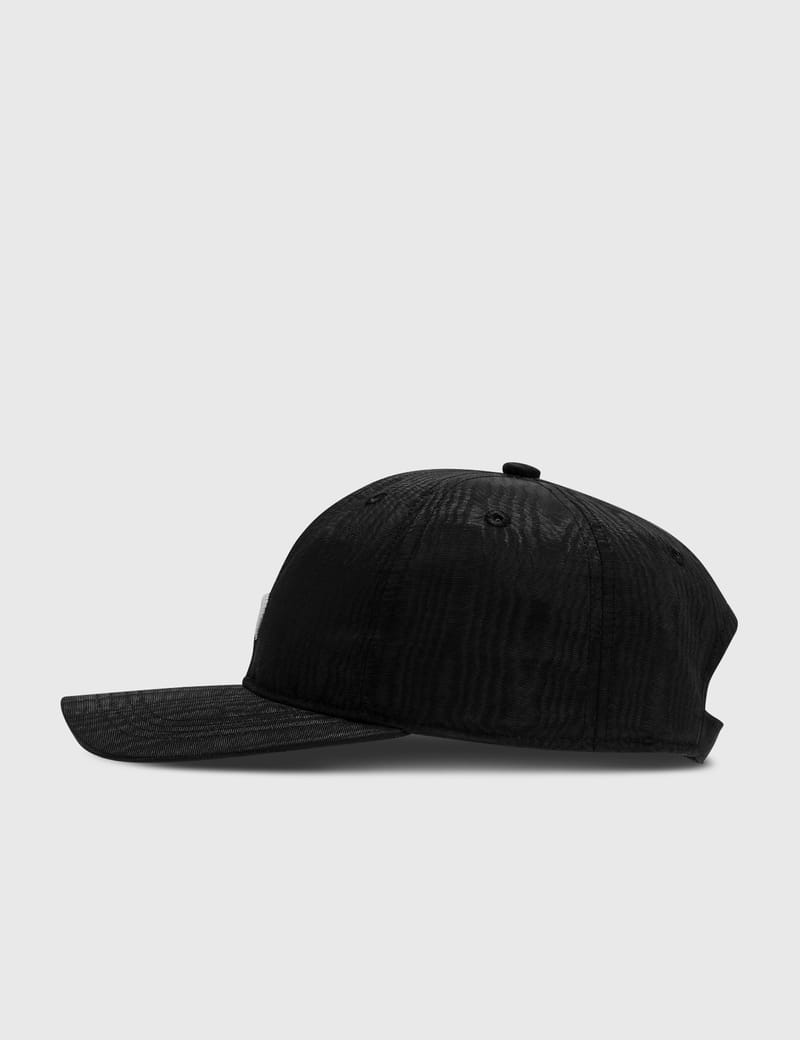 MARINE SERRE | MOIRE BRANDED CAP BLACK ユニセックス キャップ Marine Serre - Moire Branded Cap | HBX - ハイプビースト