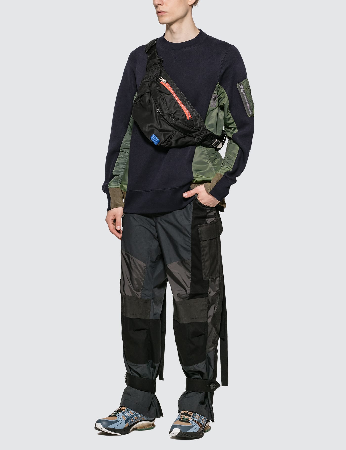 Sacai - Fabric Combo Pants | HBX - Globally Curated Fashion and Lifestyle  by Hypebeast