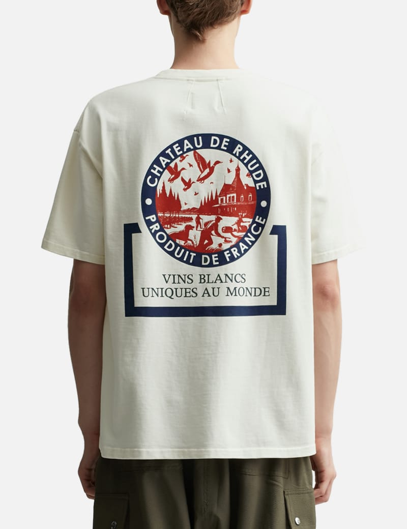 ルード ボルドーワイン Tシャツ グラフィックプリント ホワイト ルード - BORDEAUX WINE T-SHIRT | HBX - ハイプビースト