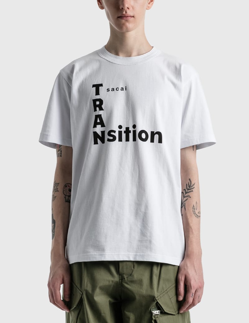 Sacai - TRANsition Tシャツ | HBX - ハイプビースト(Hypebeast)が厳選