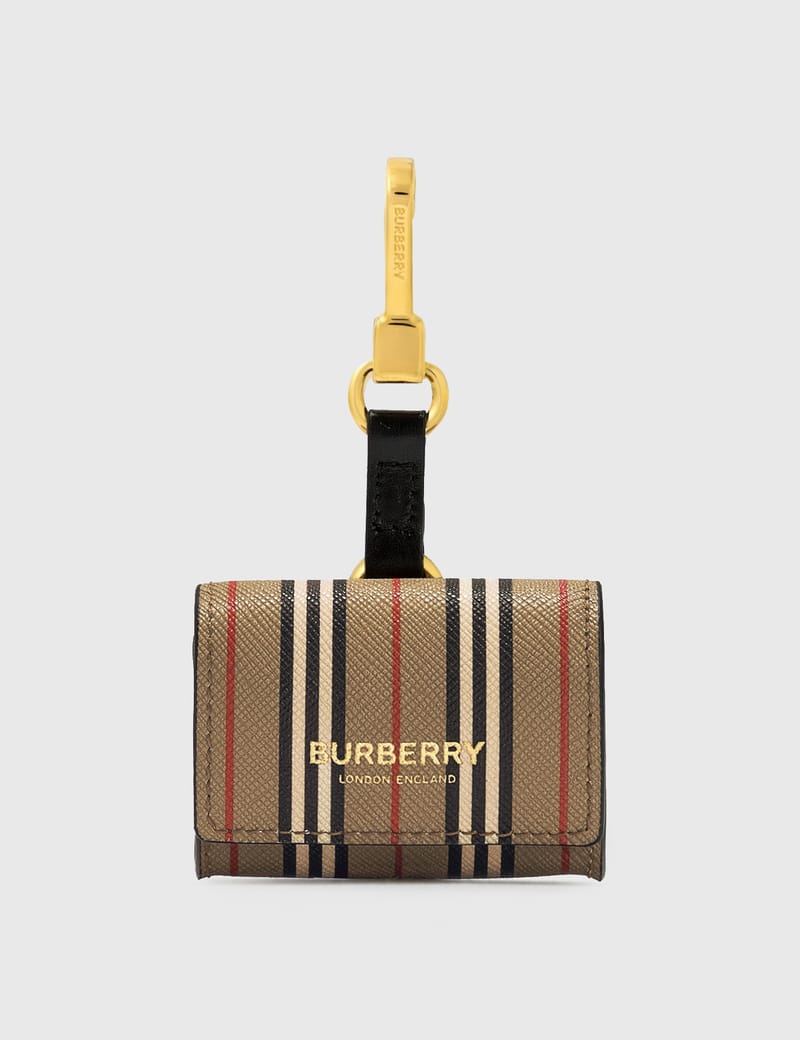 Burberry - Icon Stripe E-canvas AirPods Pro Case | HBX