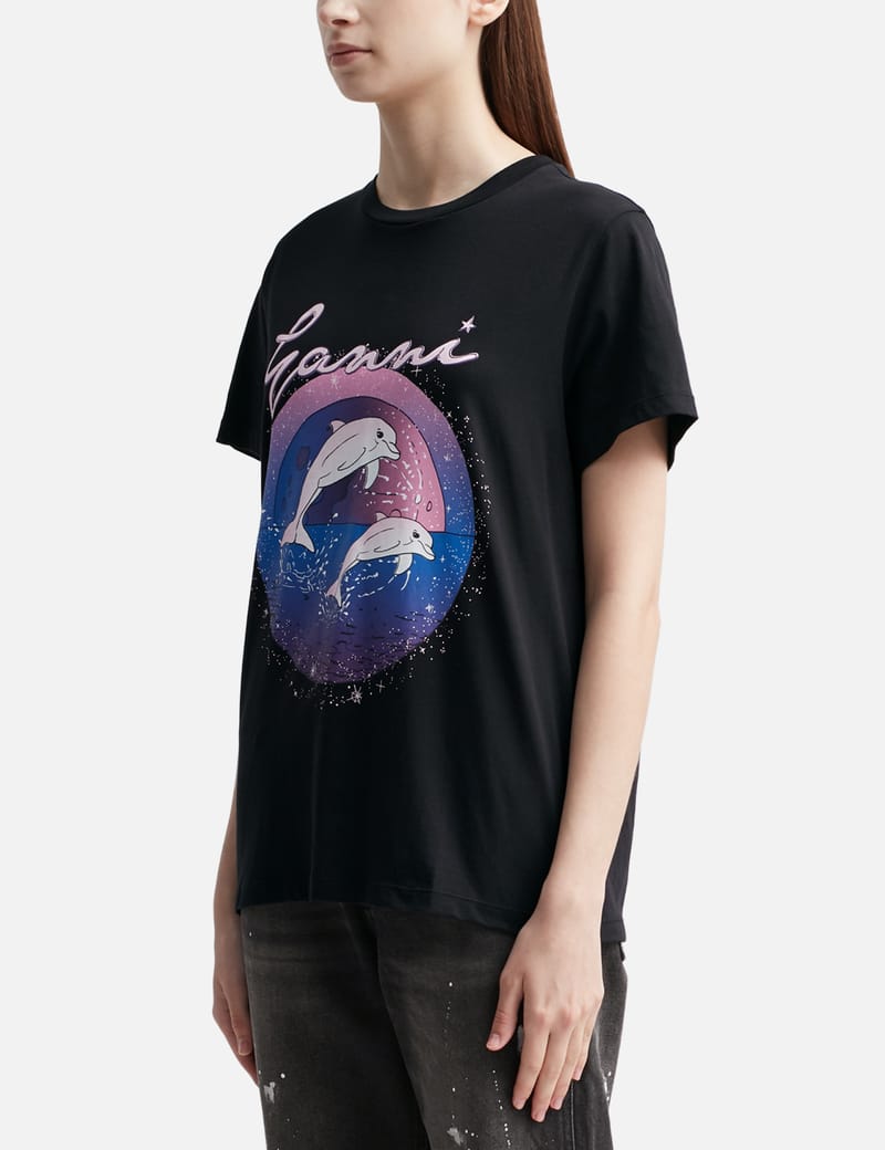 Ganni - Fabrics of the Future Dolphin T-shirt | HBX - Globally