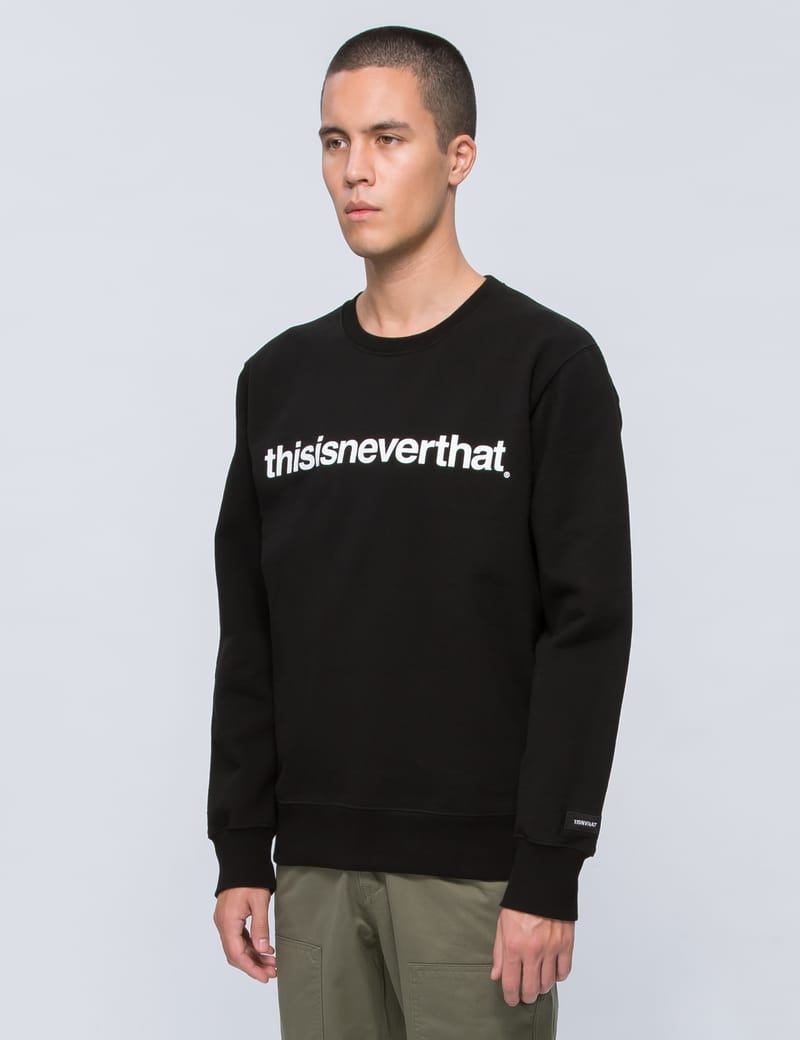 thisisneverthat® - T-Logo Crewneck Sweatshirt | HBX - Globally