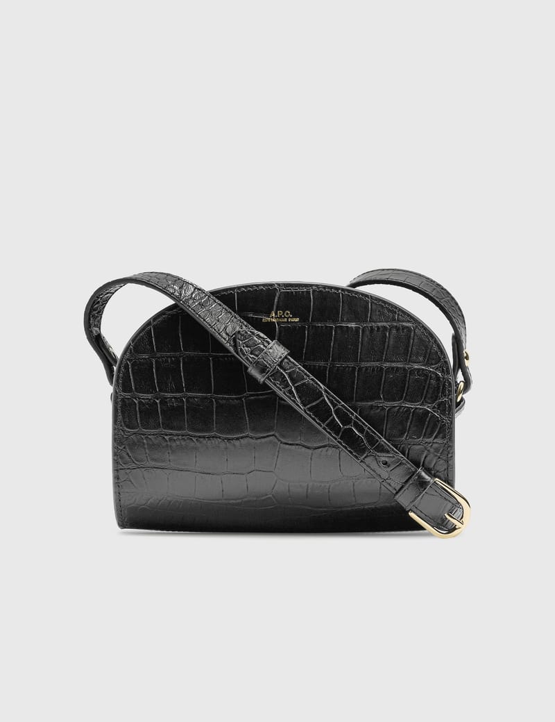 Sac apc demi lune croco hot sale