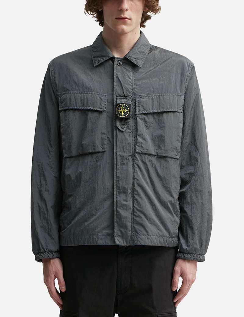 Stone Island - ECONYL® Regenerated Nylon Jacket | HBX - Globally