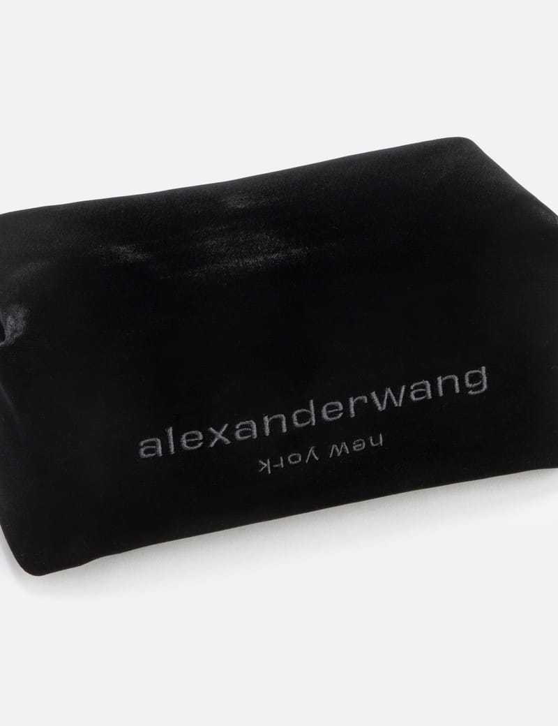 ALEXANDER WANG ミニスクランチーバッグ SCRUNCHIE MINI BAG IN VELVET CRYSTAL