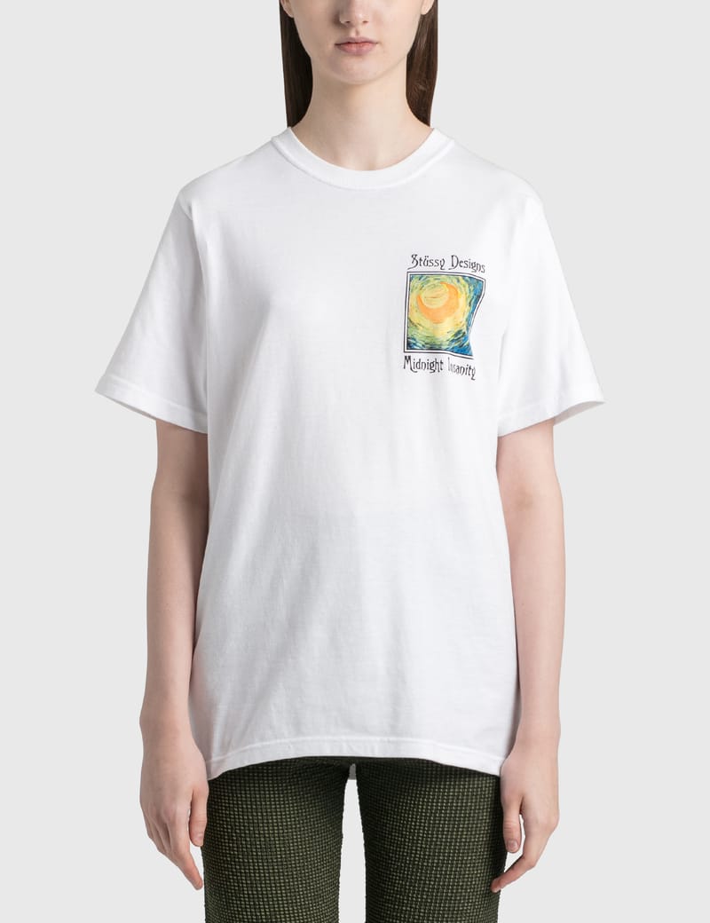 ★人気★【STUSSY】★Stussy Midnight Insanity T-Shir.t White Stüssy - Midnight Insanity T-shirt | HBX - Globally Curated