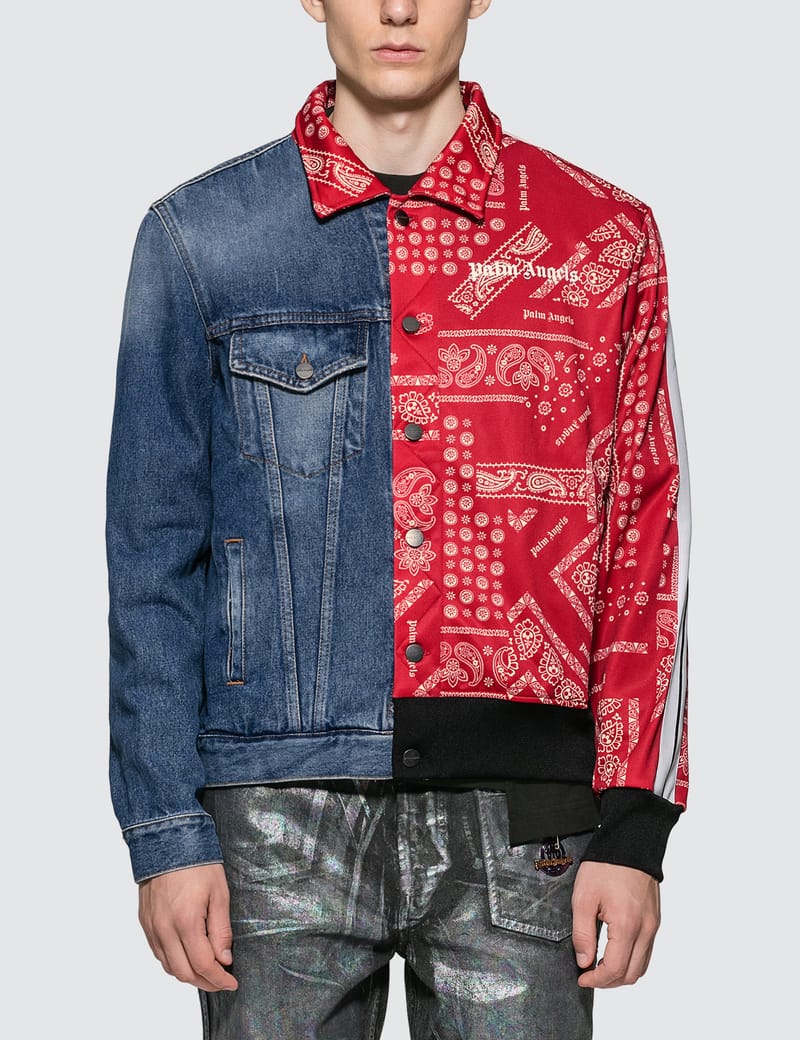 Palm Angels - Split Bandana Track Jacket | HBX - Globally Curated