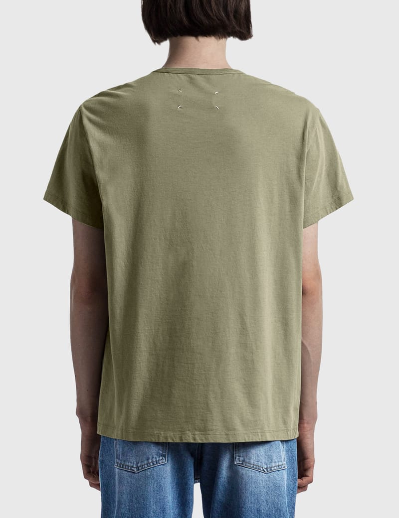Tシャツ・カットソー MAISON MARGIELA Men T-shirt Green S67GC0029S24607 621 Maison Margiela - Jersey T-shirt | HBX - Globally Curated