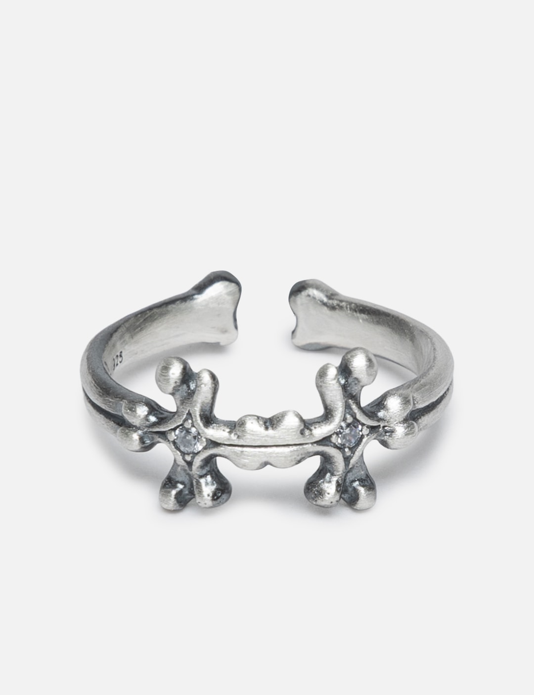 POLYTERU 925 Silver Ring 002 - Cross Bone - Sterling silver cross ...