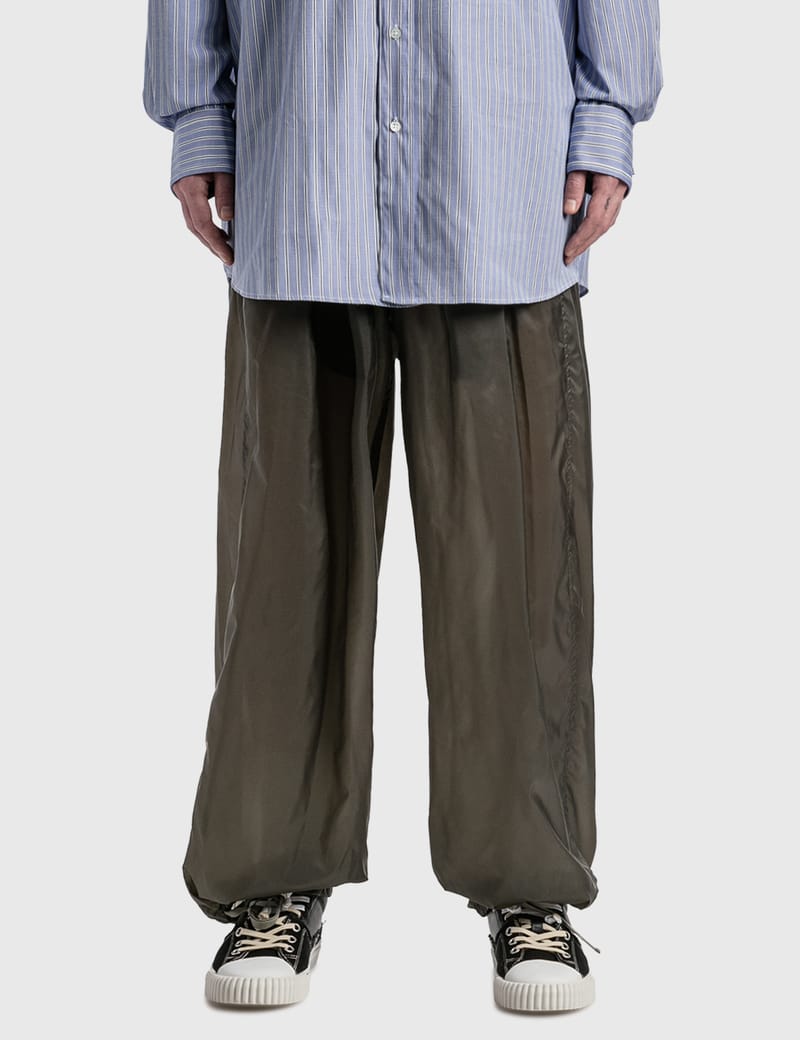 Maison Margiela - NYLON WIDE PANTS | HBX - Globally Curated