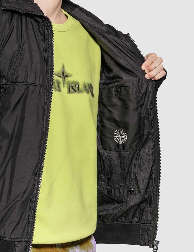 ジャケット・アウター Stone  Reps Nylon Military Jacket Stone Island Navy Reps Nylon R Military Jacket - Medium