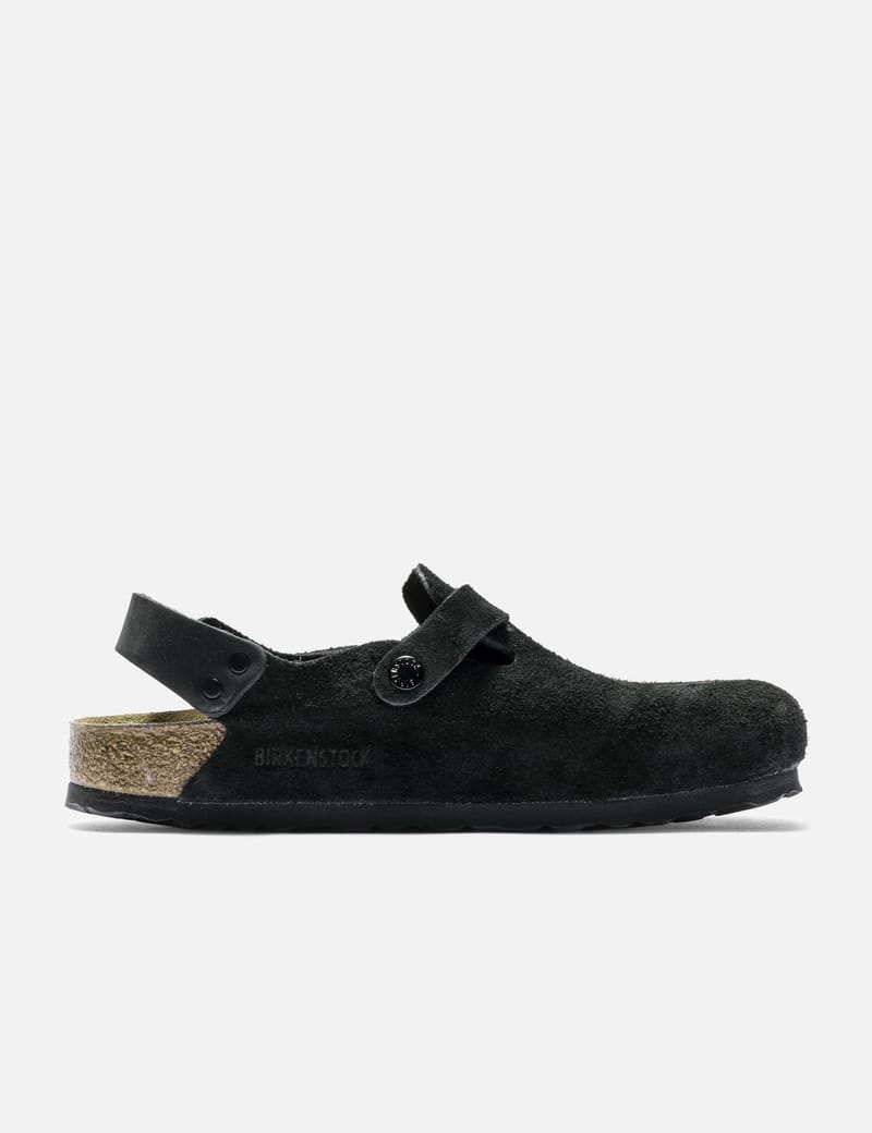 Birkenstock Tokio - Suede clogs with adjustable straps and cork