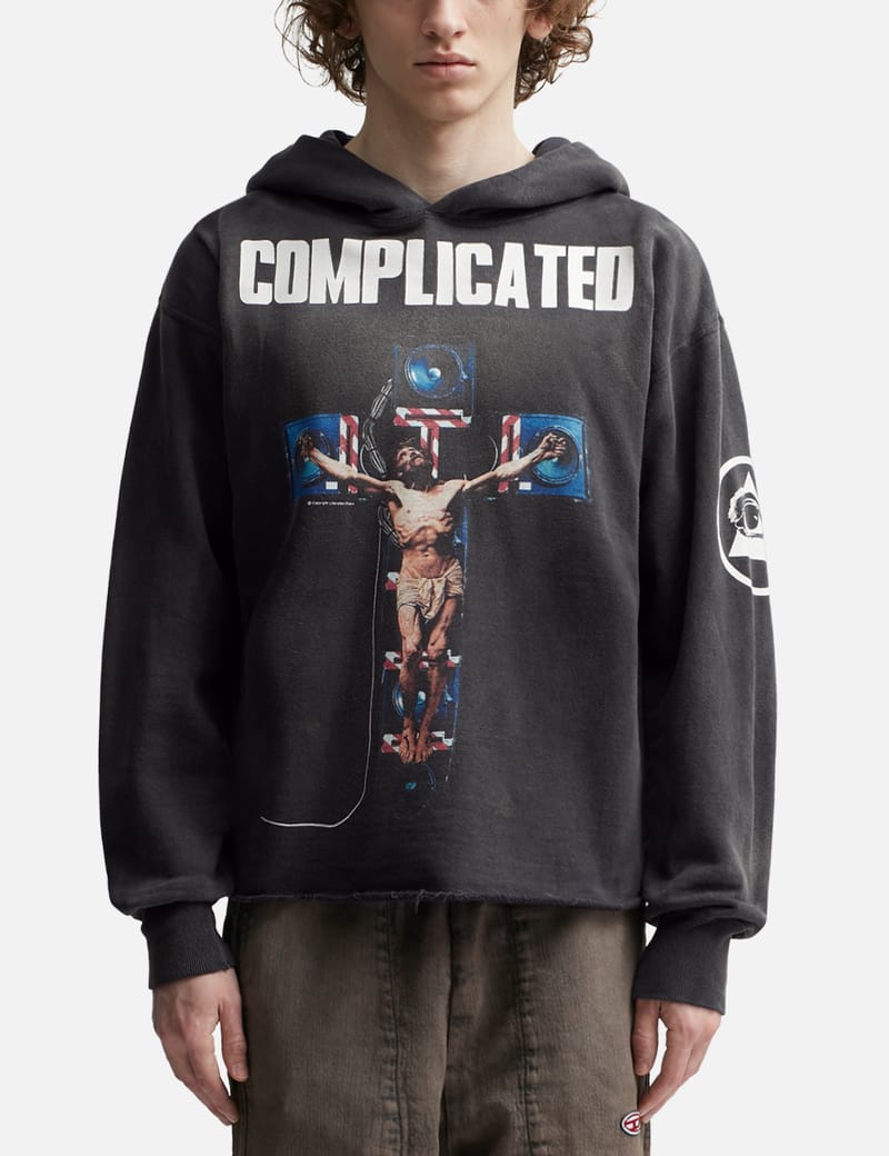 Off white best sale jesus skull hoodie