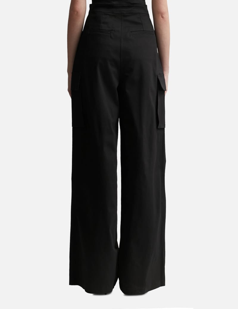 ANDREĀDAMO - PANTS WITH DOUBLE BELT | HBX - Globally Curated