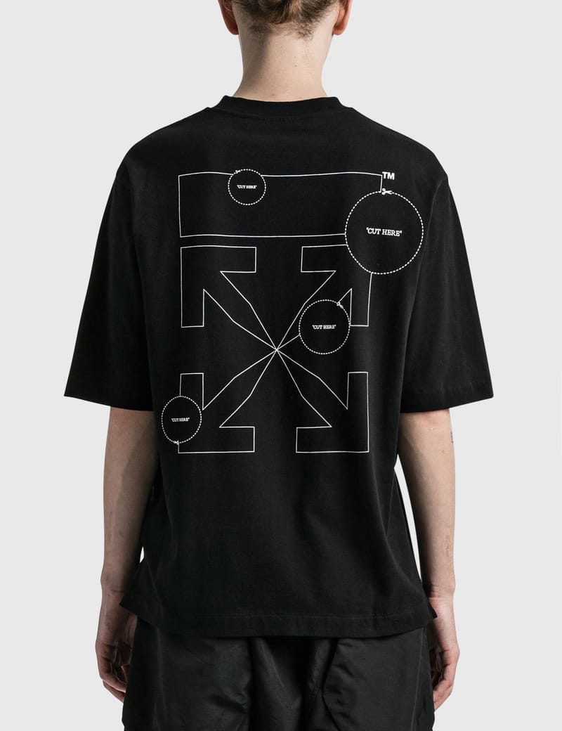 OFF-WHITE CUT HERE アロー スケート Tシャツ | hartwellspremium.com