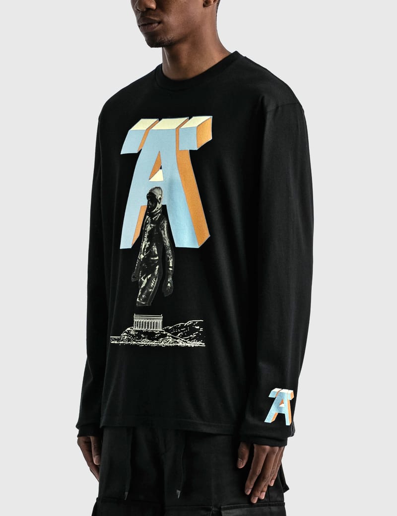 Undercover - 'A' Printed Long Sleeve T-Shirt | HBX