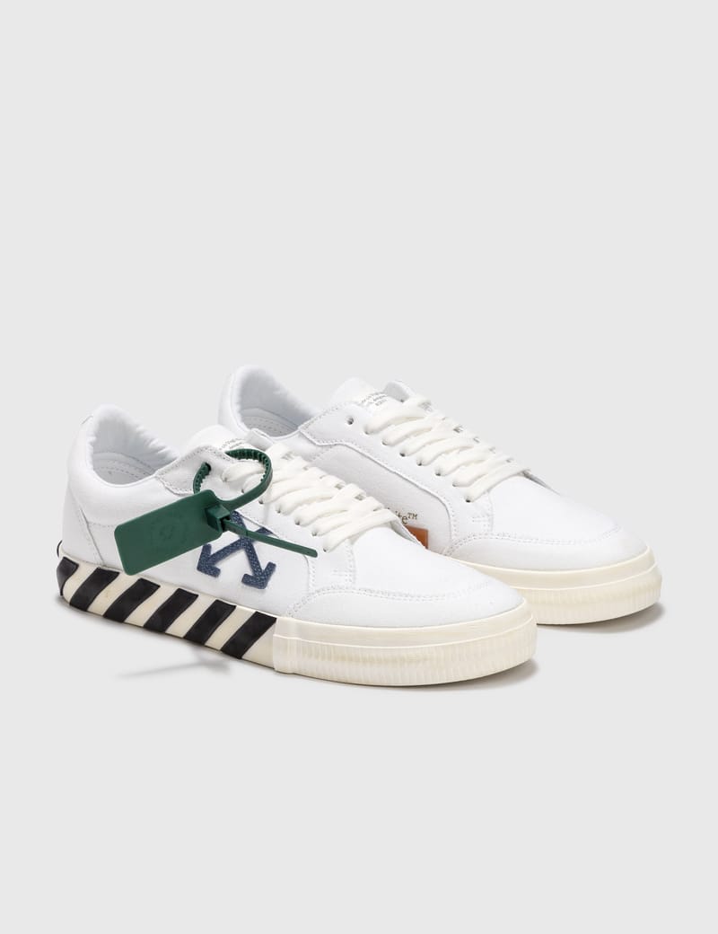 Off-White™ - Low Vulcanized Canvas Sneakers | HBX