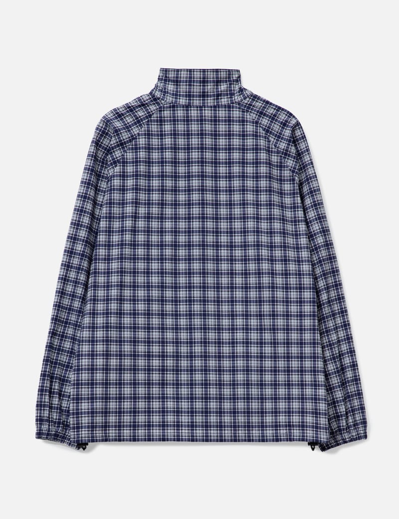 Gramicci Checkered Shell Jacket - Lightweight navy check shell